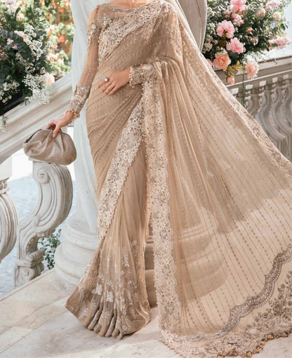 Maria.B - Mbroidered Saree BD-2801 - LK 28